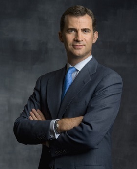 Foto oficial de Felipe IV, Rey de España.