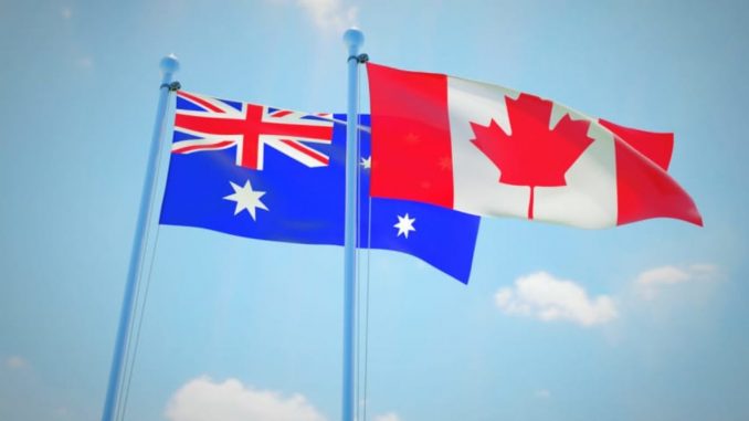 Australia y Canadá