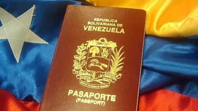 Pasaportes venezolanos en el exterior
