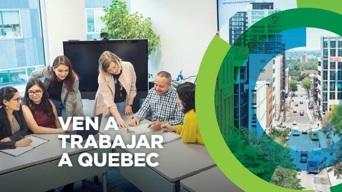 ¡Ven a trabajar a Quebec, Canadá!