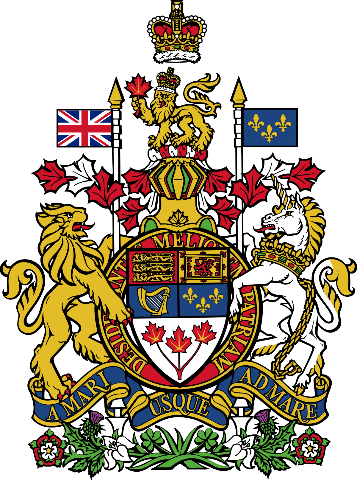 El escudo de Canadá